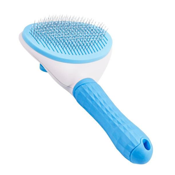 Premium Pet Grooming Brush | Effective Shedding and Fur Detangling Tool