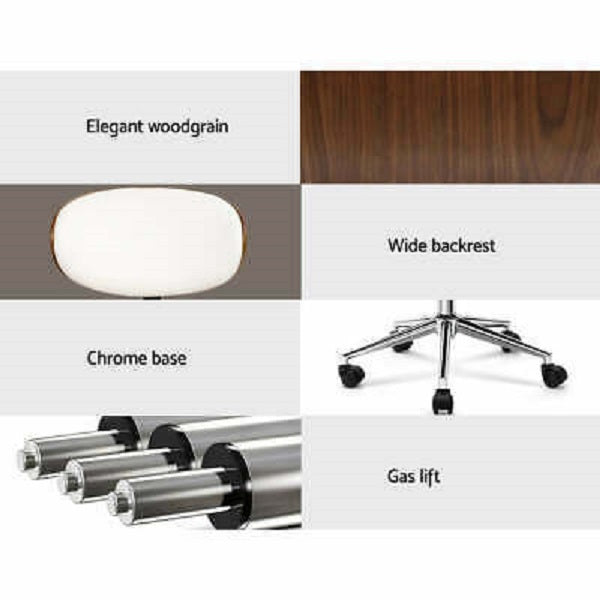 Floki Stylish Desk Chair- Available in Black or White