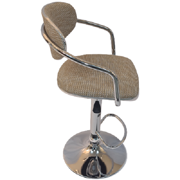 Rattan Barstool with Gaslift and Swivel function - Available in Light or Dark Brown