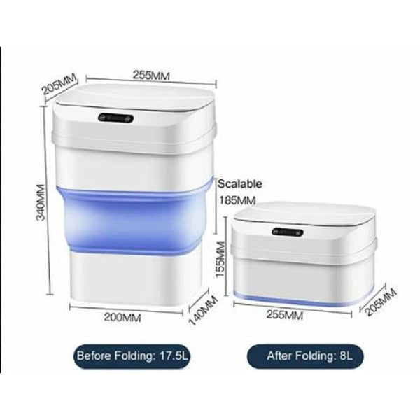 Intelligent Auto Smart Sensor Induction Folding Dustbin