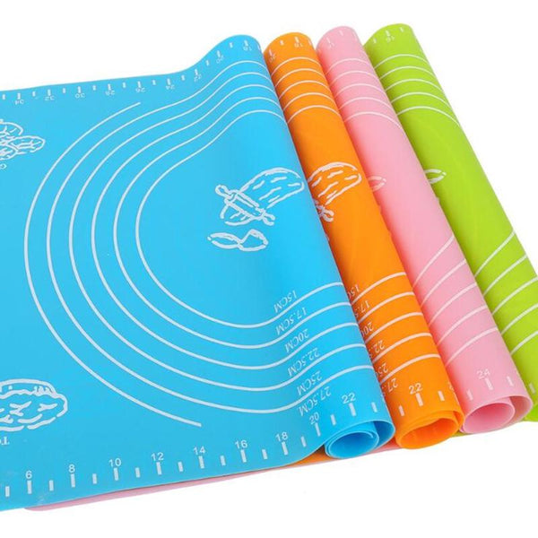 Silicone Non-Stick Large Kneading Mat / Baking Mat with Measurements