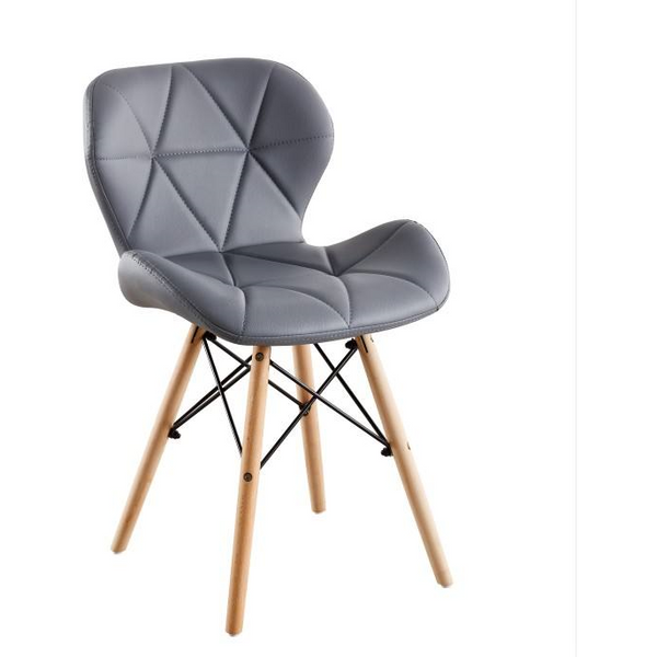 Bright Diamond Padded chairs with wooden legs - Various colours available