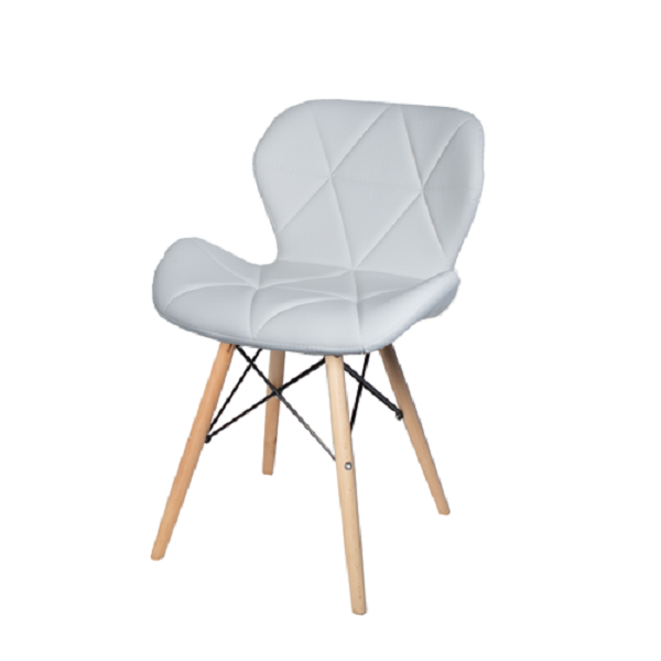 Bright Diamond Padded chairs with wooden legs - Various colours available