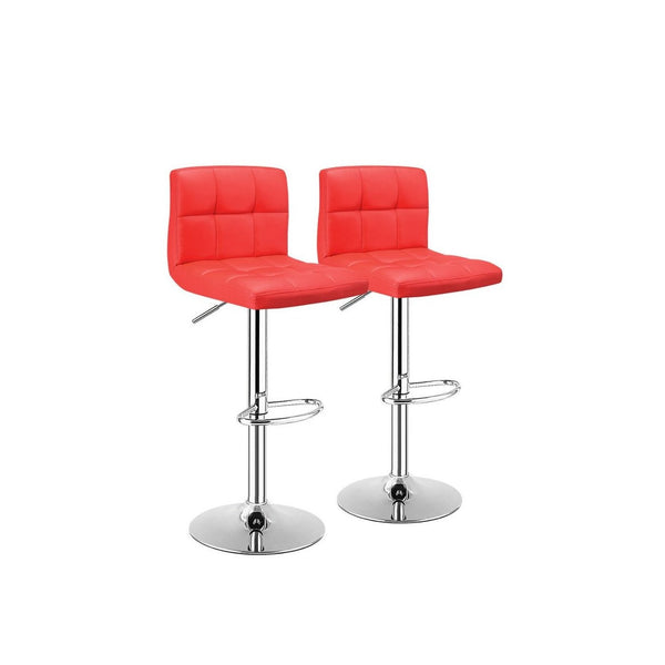 Kitchen Counter BarStools – Set of 2- Red