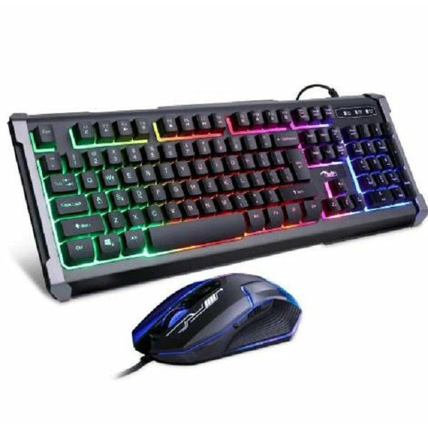 Wired LED Keyboard and mouse gaming set