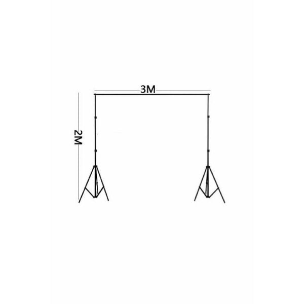 3M * 2M backdrop / background with stand - Ideal for photography