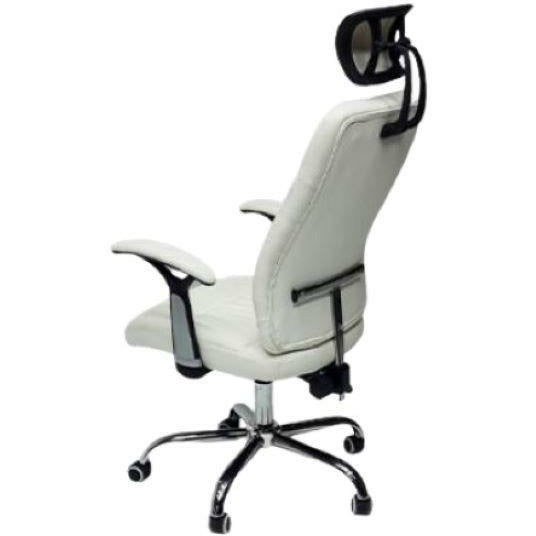 White Office Chair - Shubs Reclining Office Chair with Head and Arm rests
