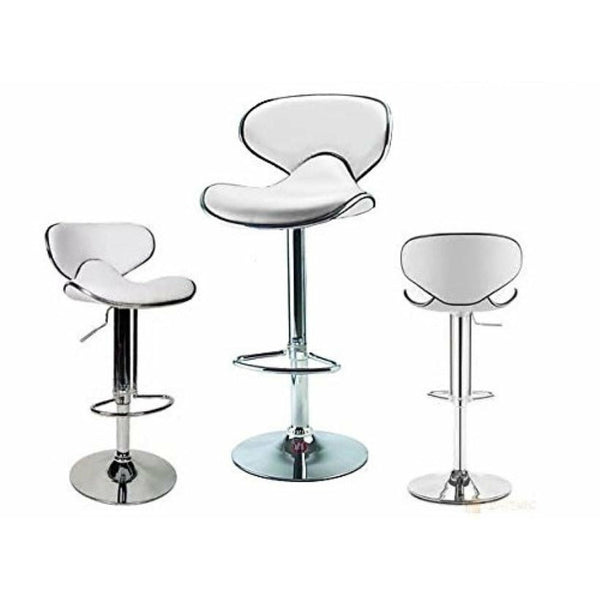 Set of 2 Modern Sports Barstools with Lint Roller - Available in Black , Brown , Red an White