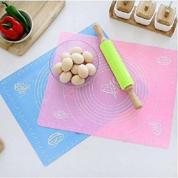 Silicone Non-Stick Large Kneading Mat / Baking Mat with Measurements