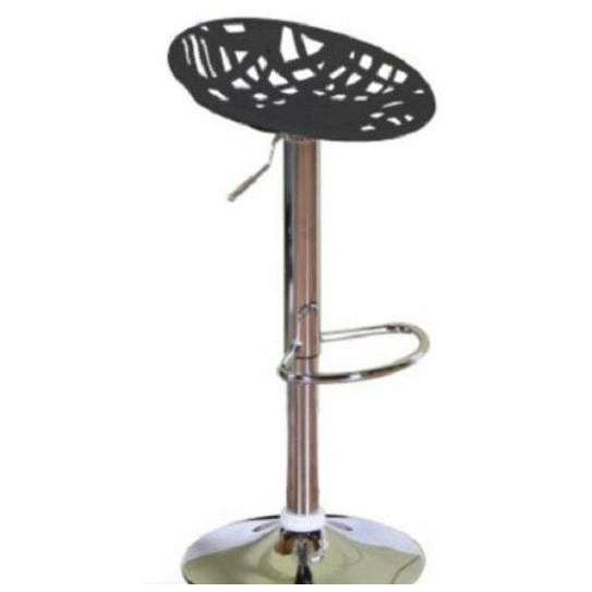 Lily Single Leaf barstool. Available in Black, Red or White