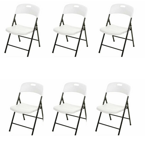 GX Heavy Duty Foldable Chairs - Set of 6