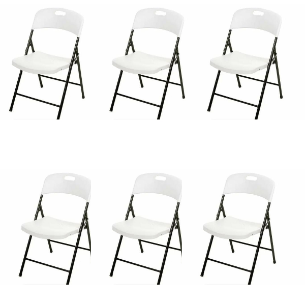 GX Heavy Duty Foldable Chairs - Set of 6