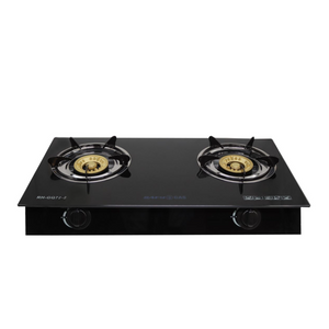 SAFY - Double-Burner Gas Stove (Tempered Glass Top)
