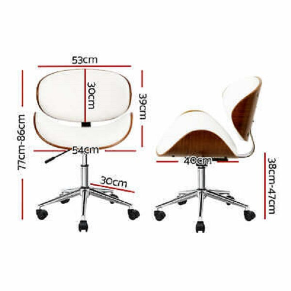 Floki Stylish Desk Chair- Available in Black or White