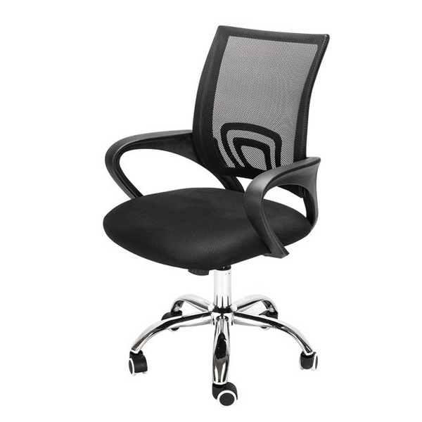 Home office chair with armrests and swivel function - Set of 2