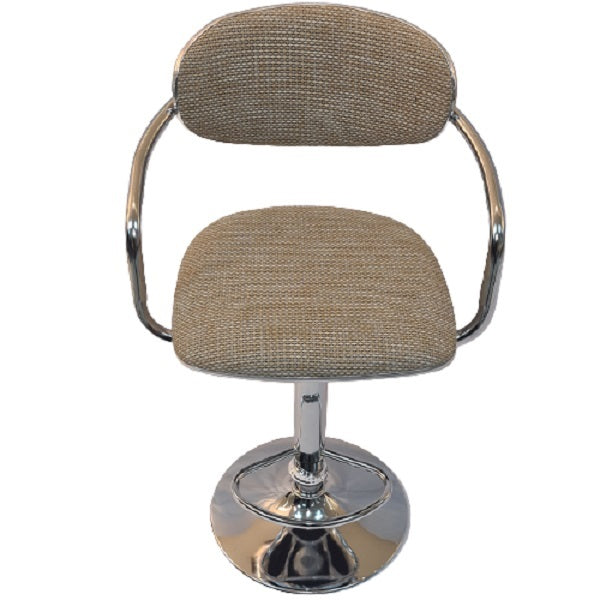 Rattan Barstool with Gaslift and Swivel function - Available in Light or Dark Brown