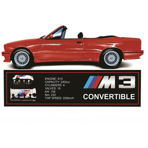 BMW E30 M3 Convertible Limited Edition - A2 Artistic impression