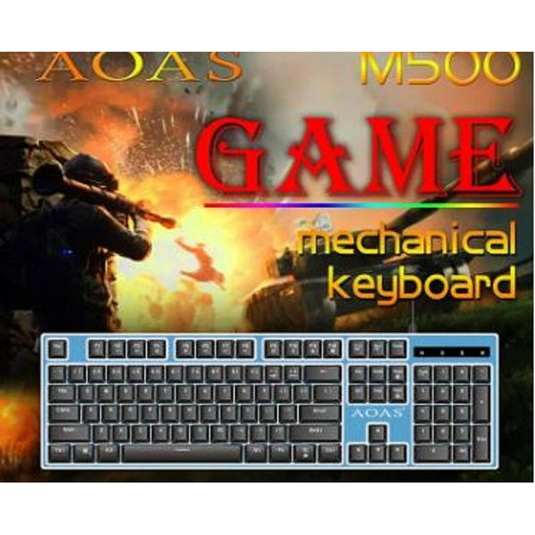 Glowing (RGB) game mechanical keyboard M500