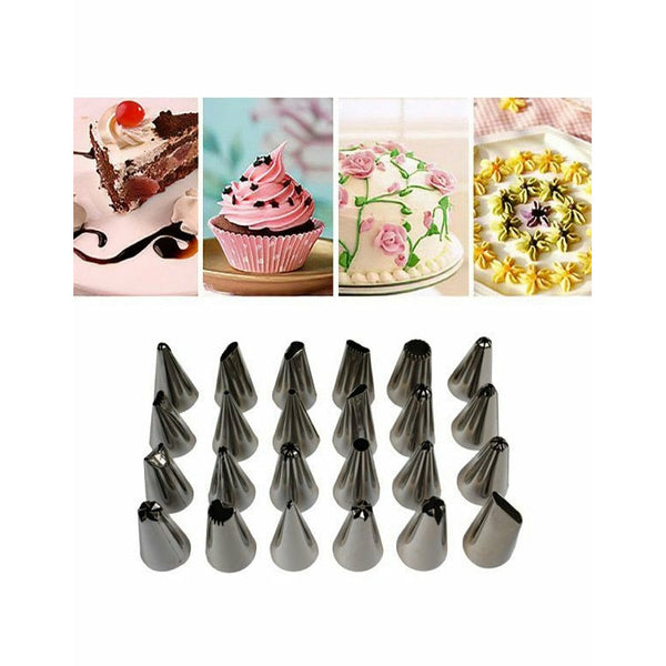 24 Piece Icing Nozzle Set with Case