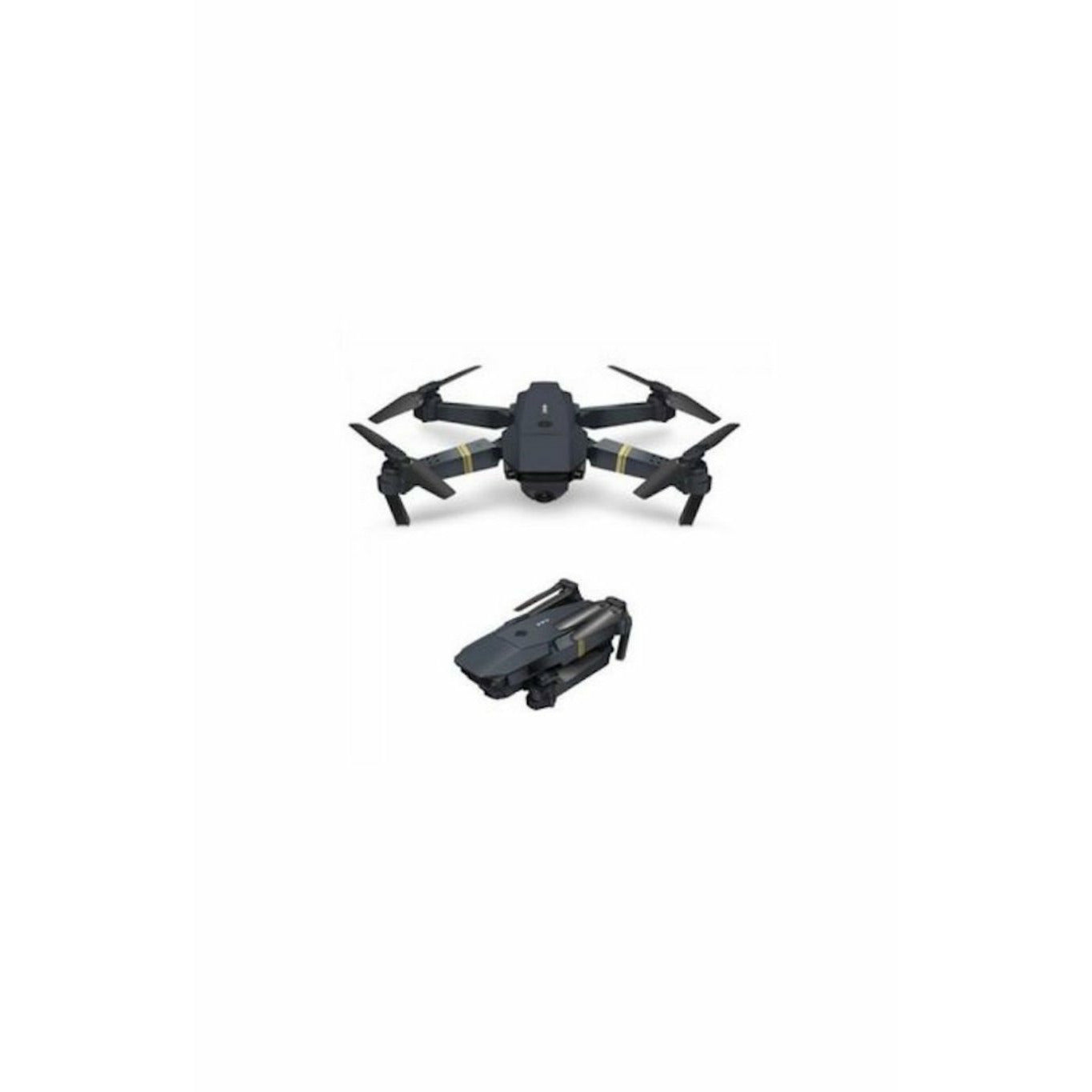 Andowl Micro Foldable Drone with 720P Adjustable Camera - Black