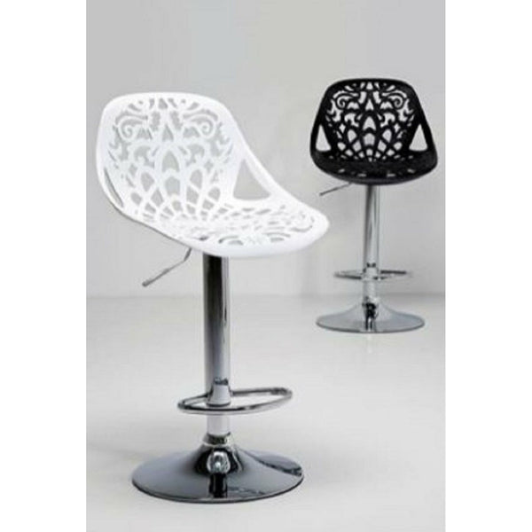 Reena Floral Barstool / Patio stools - Set of 2. Available in Black or White