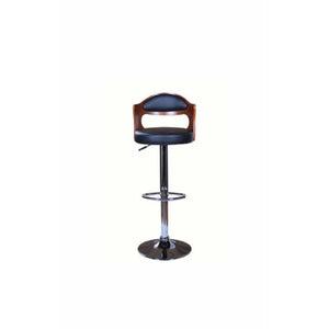 BG Contemporary Design Wooden and Leather Bar stool