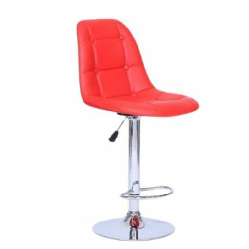 Chic Bucket Seat Bar Stool. Available in Black , Red , Brown Or White