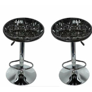 Lily Double Leaf barstool - Set of 2. Available in Red , Black or White