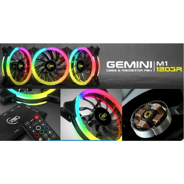 Gemini 3 * RGB Cooling Case and Radiator Fans
