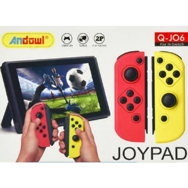 Wireless Left & Right Joypad Set (N Switch) - Yellow / Red Q-J06