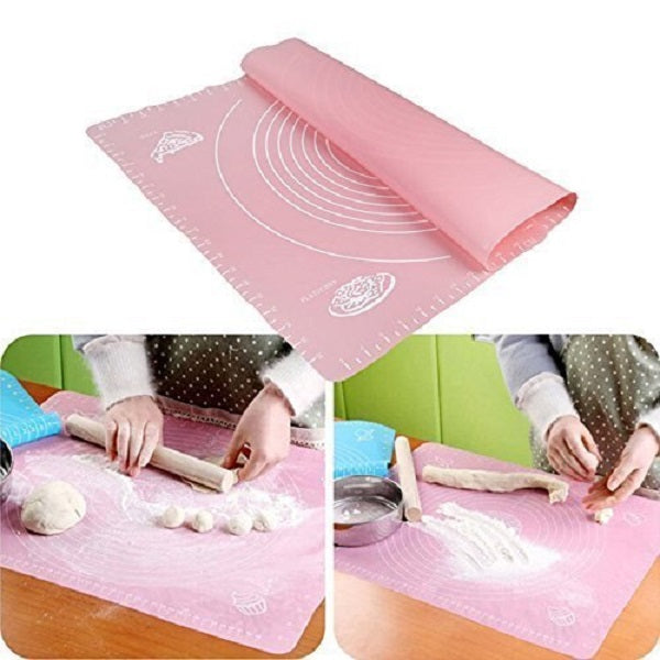 Silicone Non-Stick Large Kneading Mat / Baking Mat with Measurements