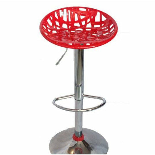 Lily Single Leaf barstool. Available in Black, Red or White